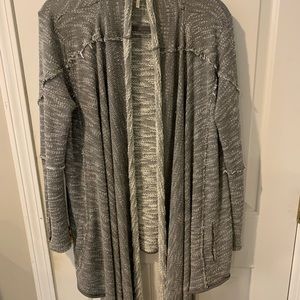 Free People Gray Cardigan